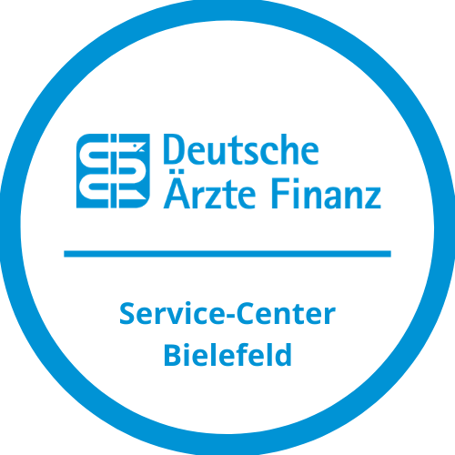 Logo Deutsche Ärzte Finanz · Mehbod Bielefeld